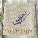 29789 - Together... Wedding Embroidered Afghan
