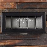 38892 - To My Husband Personalized Vegan Leather Watch Box