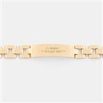 45922 - Engraved Golden ID Bracelet
