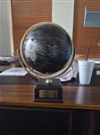 42896 - Engraved Black and Gold Recognition Globe