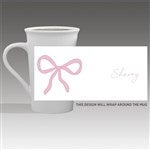 53548 - Personalized Pink Bow Coffee Mug by Jessie James Decker