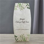 37584 - Laurels of Love Personalized Wedding Frosted Shelf Décor 