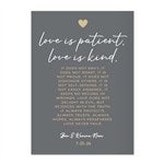 32754 - Love Is Patient Personalized Wedding Greeting Card
