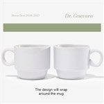 56829 - Write Your Own Personalized 6oz Stackable Mug Set of 4