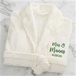 44664 - Bride Bling Wedding Embroidered Luxury Fleece Robes