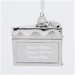 51310 - Engraved Cake Slice Ornament by Jessie James Decker
