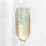 28087 - Scripty Style Personalized Luigi Bormioli® Champagne Flute