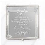 54772 - Engraved Floral Message Glass Jewelry Box by Jessie James Decker