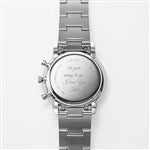 46600 - Engraved Fossil Neutra Chrono Silver Watch