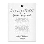 32754 - Love Is Patient Personalized Wedding Greeting Card