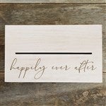 37840 - Elegant Couple Engraved Wooden Wedding Keepsake Card Box