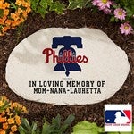 37545 - MLB Philadephia Phillies Personalized Round Garden Stone