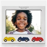 47709 - Engraved Reed & Barton 5x7 Race Car Picture Frame