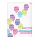 20431 - Personalized Birthday Greeting Card - Balloons