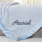 43866 - Modern Name Embroidered Baby Blanket