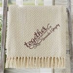 29789 - Together... Wedding Embroidered Afghan