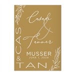 37824 - Elegant Couple Personalized Wedding Greeting Card