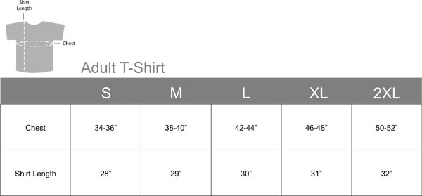Click here for size chart